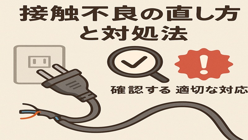 接触不良の直し方と対処法
