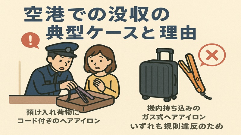 空港での没収の典型ケースと理由