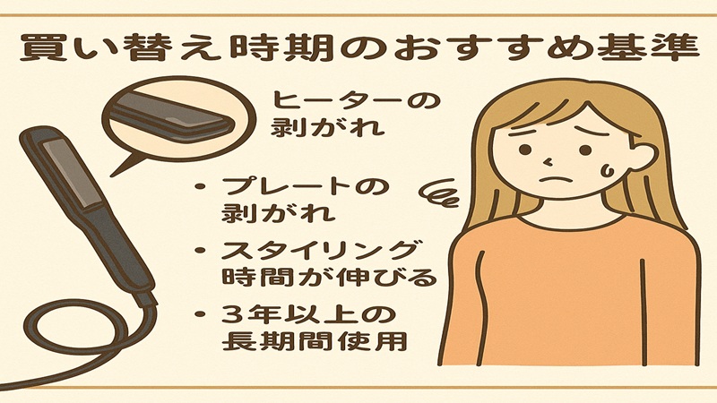 買い替え時期のおすすめ基準