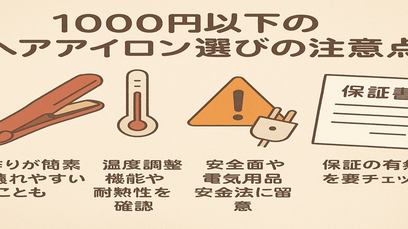 1000円以下のおすすめモデル