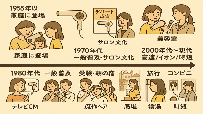 1955以降の家庭普及と文化