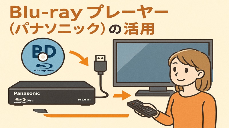 Blurayプレーヤー（パナソニック）の活用