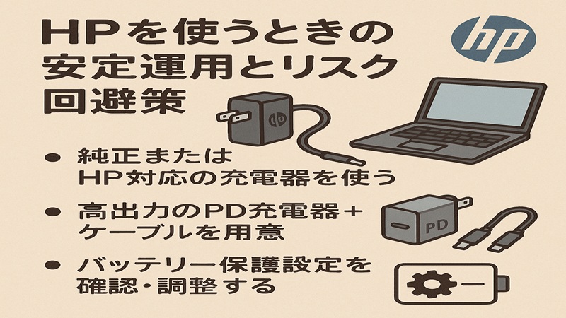 HPを使うときの安定運用とリスク回避策