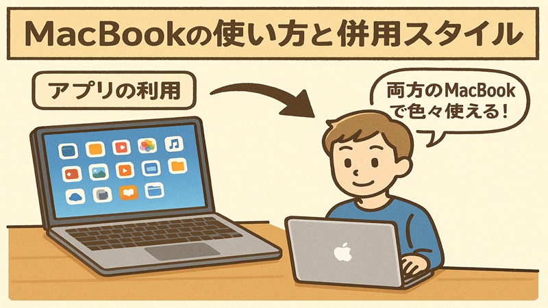 MacBookの使い方と併用スタイル