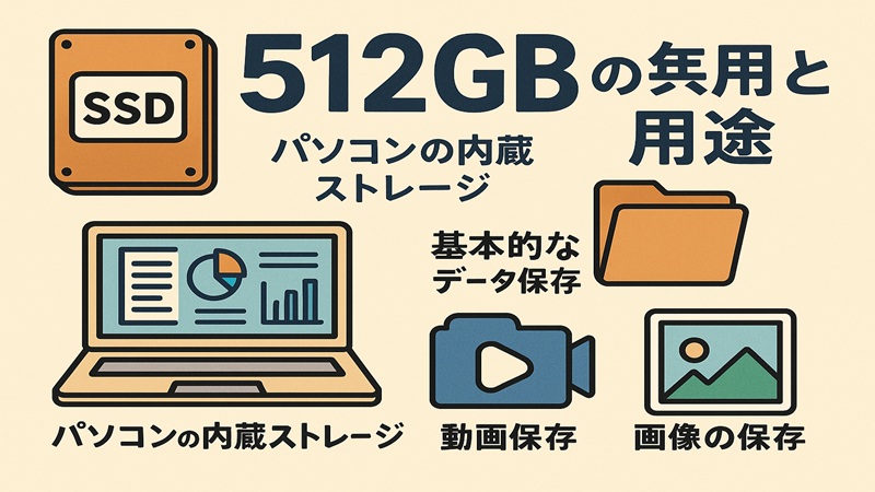 SSD512GBの容量と用途