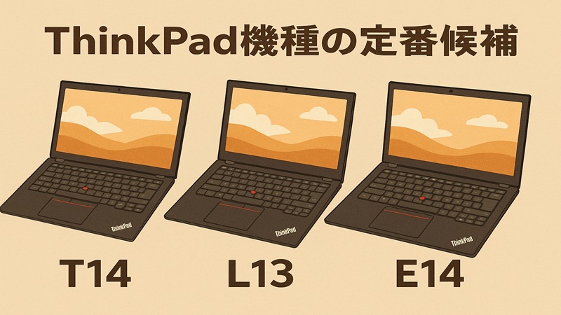 ThinkPad機種の定番候補