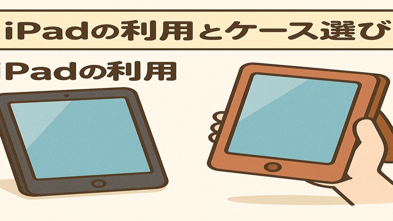 iPadの利用とケース選び