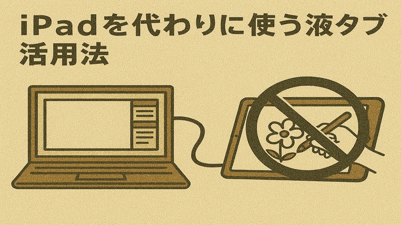 iPadを代わりに使う液タブ活用法