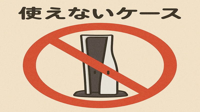 いらない？使えないケース