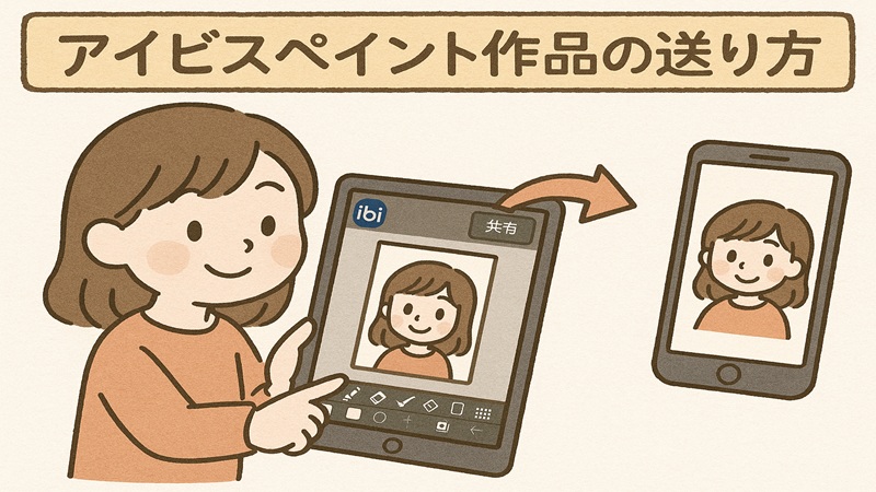 アイビスペイント作品の送り方