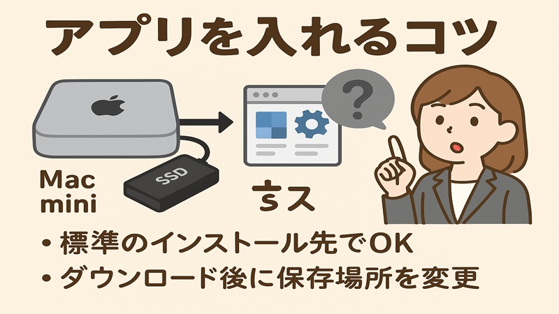 アプリを入れるコツ