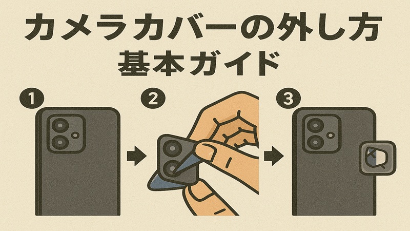 カメラカバーの外し方の基本ガイド