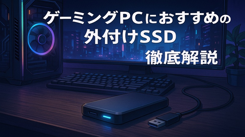 ゲーミングpcにおすすめの外付けssdを徹底解説