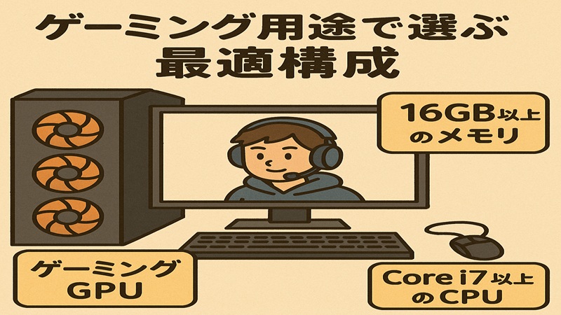 ゲーミング用途で選ぶ最適構成