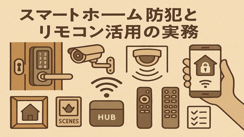 スマートホーム防犯とリモコン活用の実務