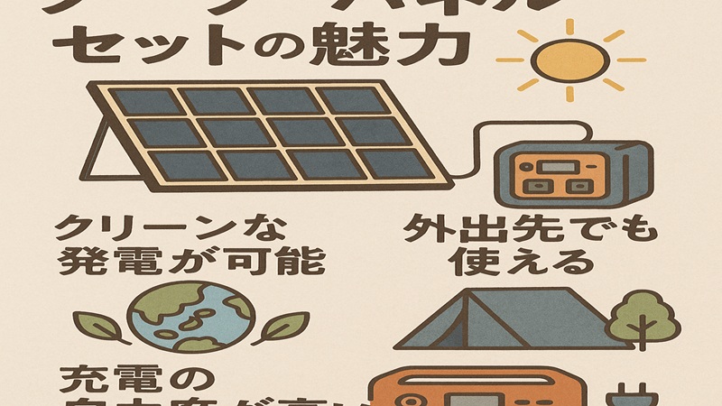 ソーラーパネルセットの魅力