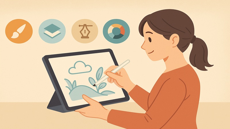 タブレットで絵を描くおすすめアプリ5選！最適な選び方を徹底解説