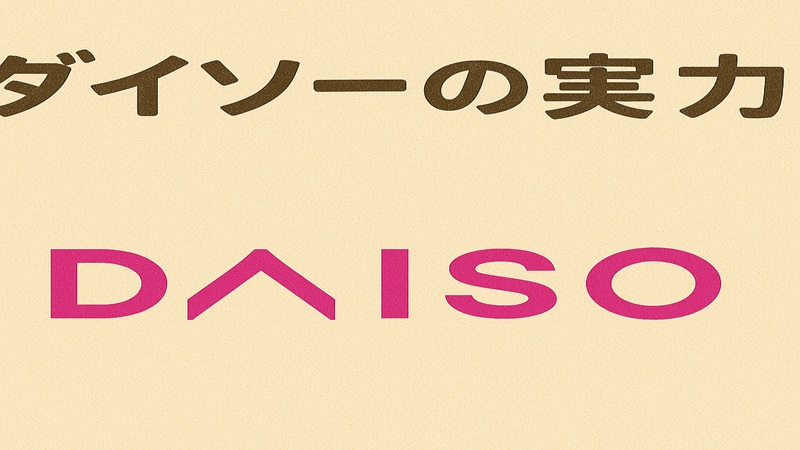 ダイソーの実力の