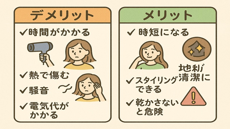 デメリットとメリットを整理