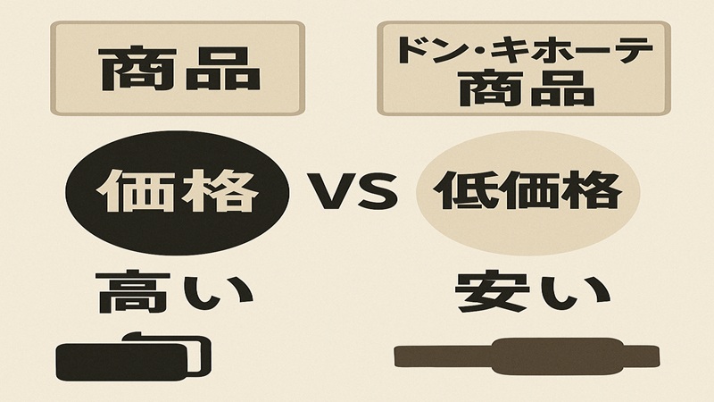 ドンキホーテ商品との違い比較