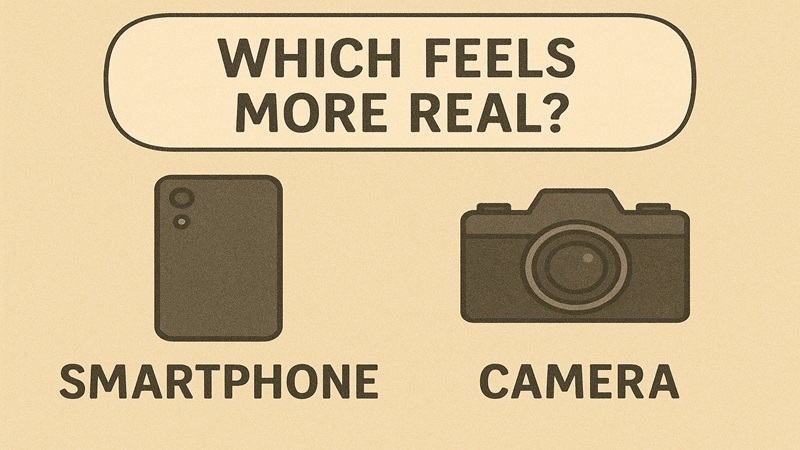 ノーマルカメラとではどっちが本物と感じる？