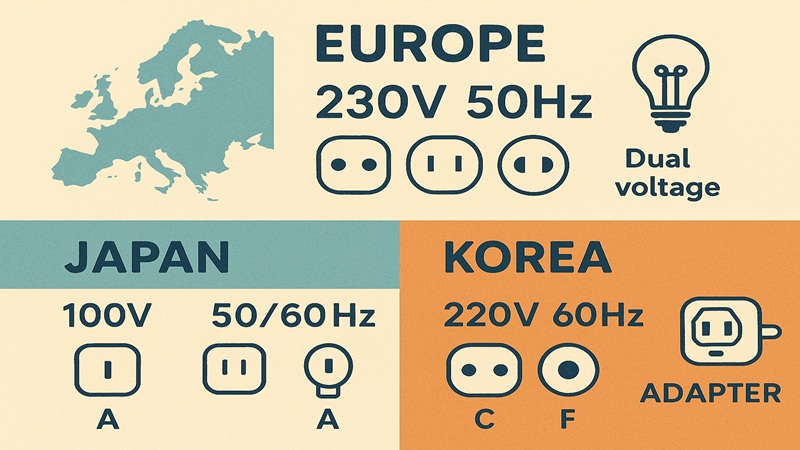 ヨーロッパとの違いも確認