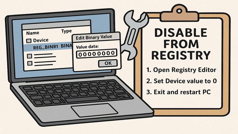 レジストリからやる方法