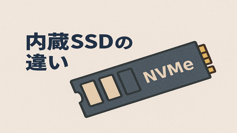 内蔵SSDの違い