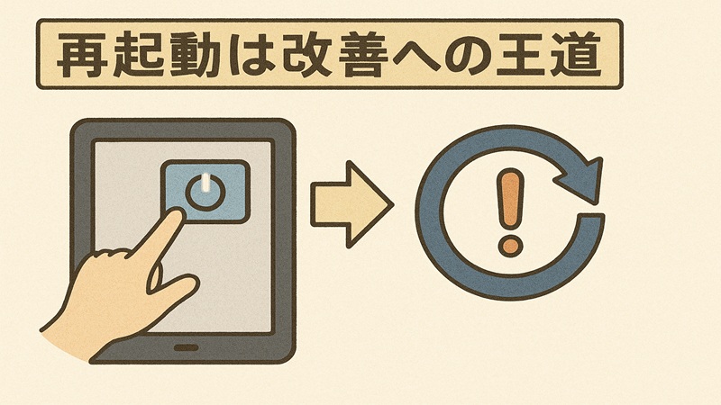 再起動は改善への王道
