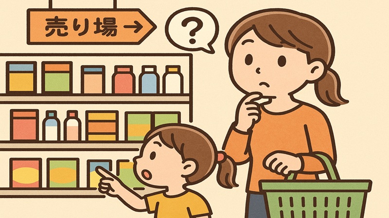 売り場と探し方