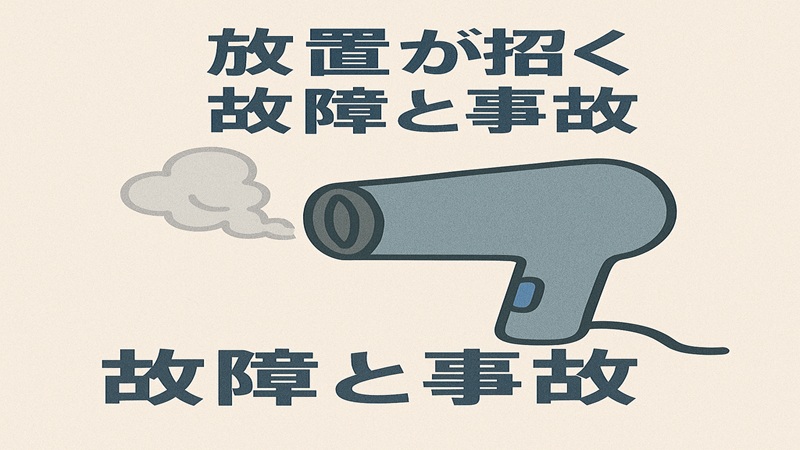 放置が招く故障と事故