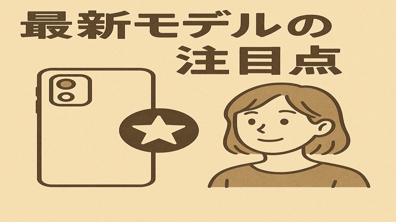 最新モデルの注目点