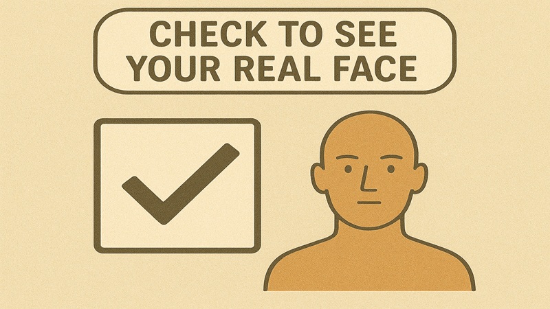 本当の顔を知りたい人のチェック