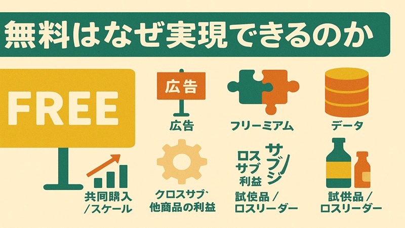 無料はなぜ実現できるのか