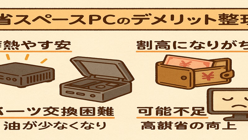 省スペースPCのおすすめの選び方