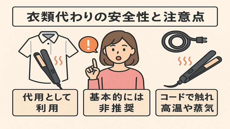 衣類代わりの安全性と注意点
