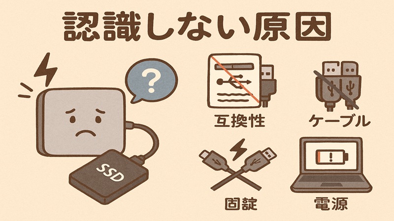 認識しない原因