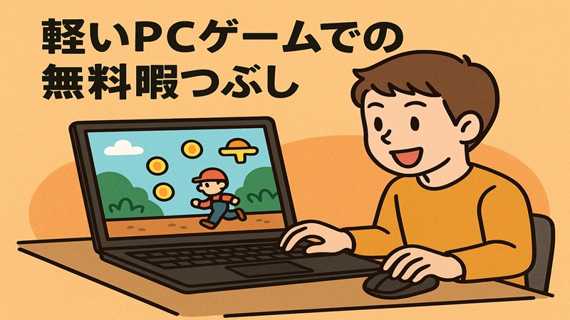 軽いPCゲームでの無料暇つぶし