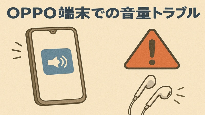 OPPO端末での音量トラブル