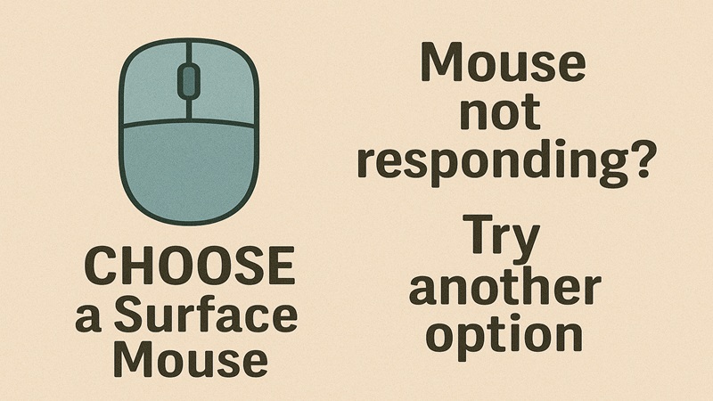 Surfaceのマウスの選び方。反応しない時は？