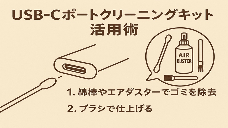 USB-Cポートクリーニングキット活用術