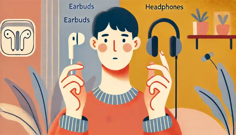 イヤホンとヘッドホンどっち派？耳に優しい結論