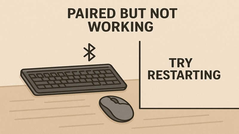 キーボード・マウスはペアリング済みだけど動かない時