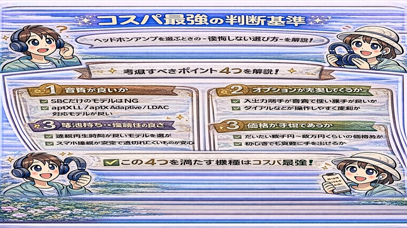 コスパ最強の判断基準