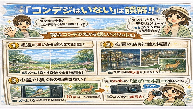 コンデジはいらないは誤解