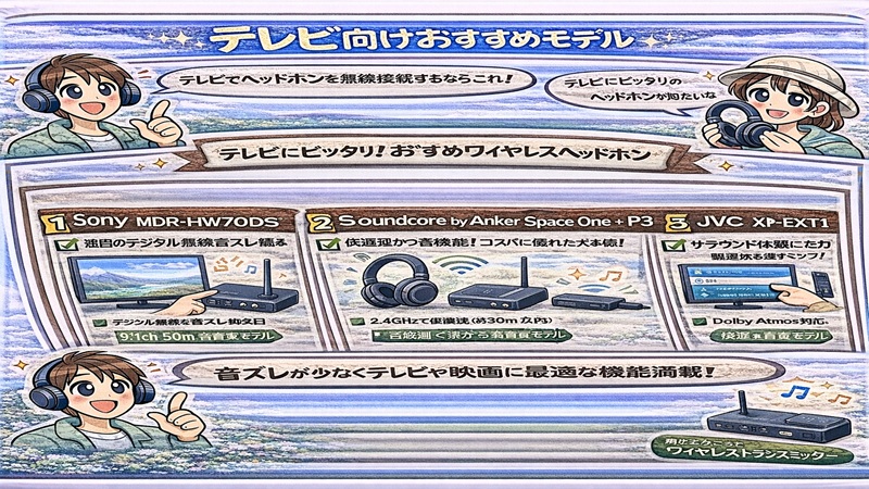 テレビ向けおすすめモデル