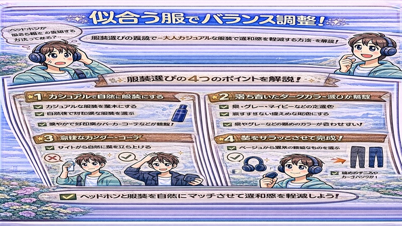 似合う服でバランス調整