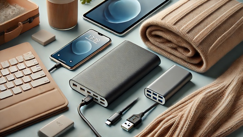 幅広い用途に使えるモバイルバッテリー