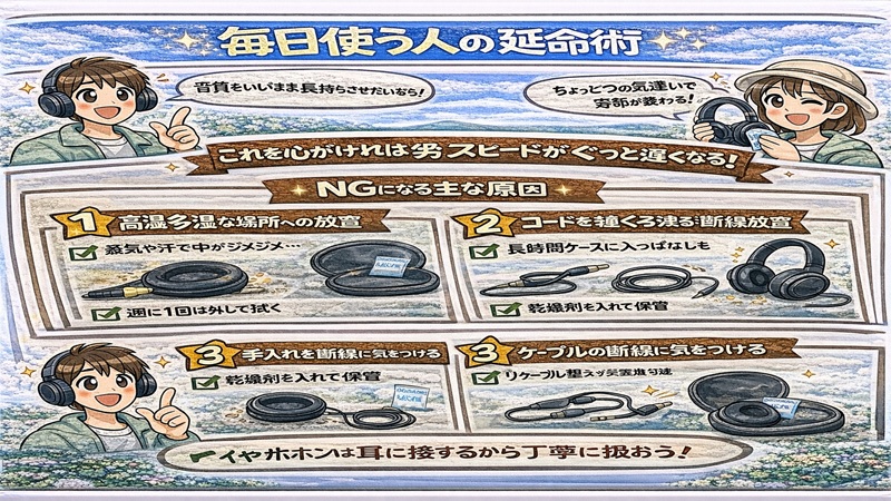 毎日使う人の延命術