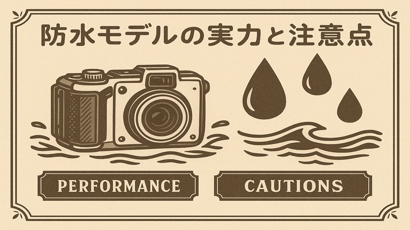 防水モデルの実力と注意点